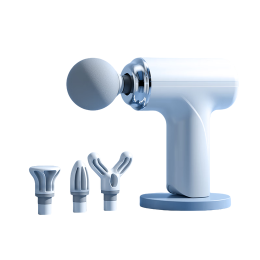 Sports fascia gun Xiaomi same style massager shoulder and neck massager neck mask gun mini professional grade portable fitness muscle relaxation birthday Christmas gift practical for men and women 15kg large thrust Xuefeng white + 6 levels adjustable