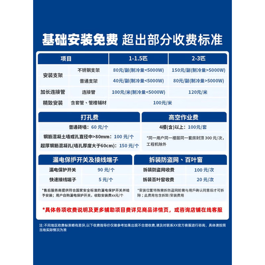 Producido por Haier Smart Home, aire acondicionado Tongshuai colgado inversor de 1,5 hp para interiores, eficiencia energética de primera clase, evaporador de tubo de cobre de doble fila de refrigeración y calefacción, ahorro de energía, súper ahorro de energía, intercambio, súper ahorro de energía, producido por Haier, eficiencia energética de primera clase, 1 hp más grande 26LA1
