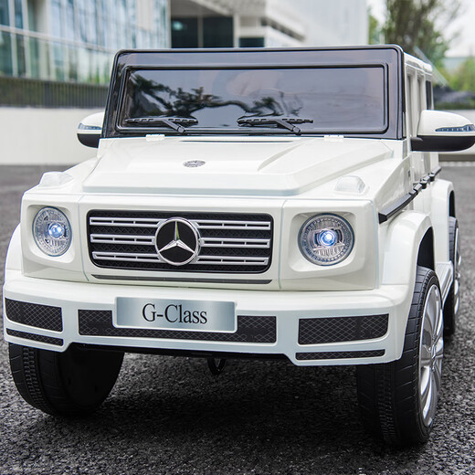 BeRica Mercedes-Benz children's electric car four-wheel drive car for men and women with remote control toy car that can sit in a baby stroller red four-wheel drive