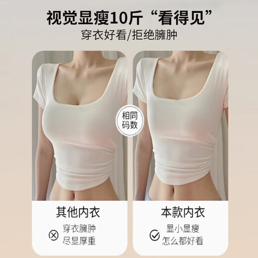 Ordifen strapless bra for large breasts, non-slip, gathered, anti-sagging, non-falling, wrapped bra, thin suspender skirt, tube top