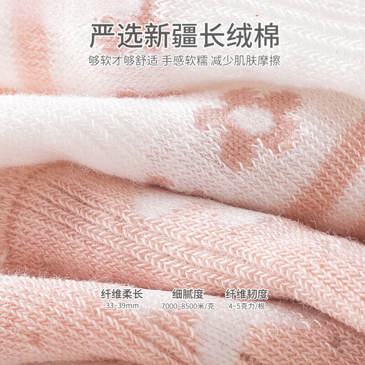 Newborn baby socks spring and summer mesh ultra-thin cartoon mid-tube baby summer boneless cotton socks 9757 series three pairs set 0-6 months XS code suitable for feet 8-10cm long