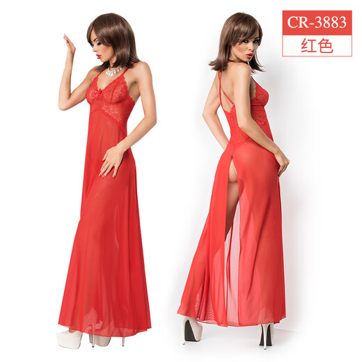 Men's sexy underwear transvestite cross-dressing bra lace garters stockings set thong transparent sexy underwear pink single panties S75A90-125Jin Jin equals 0.5 kg 162-174