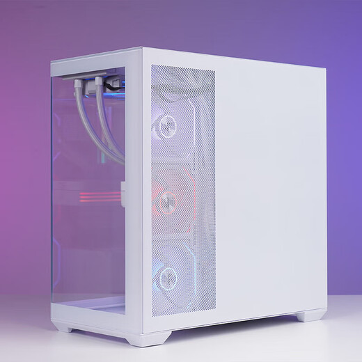 SAMA Lianying boîtier de chambre blanc avec vue sur la mer/nouveau royaume/grand royaume côté verre transparent boîtier hôte d'ordinateur de bureau ATX MAT ITX boîtier d'ordinateur SAMA Lianying boîtier unique noir