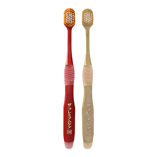 Huibaishi 65-hole wide head soft bristles toothbrush super efficient Pro+ fresh gum protection deep cleaning 2 pieces on clearance