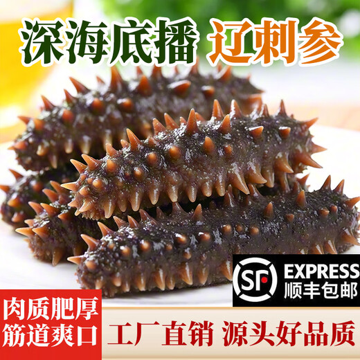 Shangyuewan ready-to-eat sea cucumber 1 Jin Jin equals 0.5 kg. Packed sea cucumber Liao sea cucumber Dalian sea cucumber net weight 500g/bag 1 Jin Jin equals 0.5 kg 7-9 heads/Jin Jin equals 0.5 kg