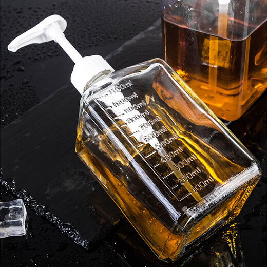 Venus squeeze bottle sugar pressure bottle press type fructose dispenser quantitative bottle cleaning and disinfection hand pressure bottle 1600cc + 10cc pressure head