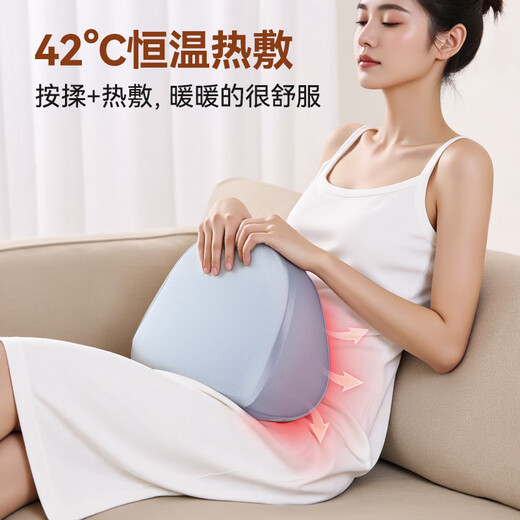 KONKA cervical spine massager, shoulder, neck, waist and back massage pillow, cervical spine massager, knead waist, whole body hot compress, shoulder and neck massager, birthday gift for parents, elders and elderly people