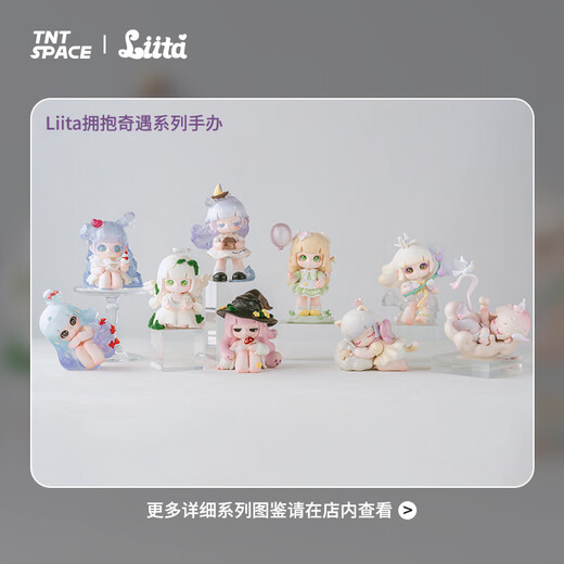 TNTSPACE Liita 2nd Generation Lychee Embrace Adventure Series Blind Box Trendy Gifts New Product Trend Ornaments Random Single Box (Whole Shot 8)