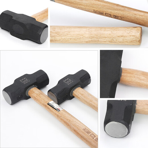 Great Wall (the great wall) Great Wall precision wooden handle octagonal hammer 2 3 4 6 8 12 14 16 18 20 pounds sledge hammer sledge hammer octagonal hammer head 8LB (8 pounds) 254212