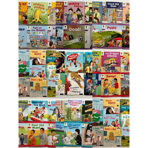 Version des englischen Oxford Oxford-Wertungslesensgeschichte Kinderaufklärung Englisch Level 1-8 Level 1 Random 6 Bücher (6*8 Seiten)