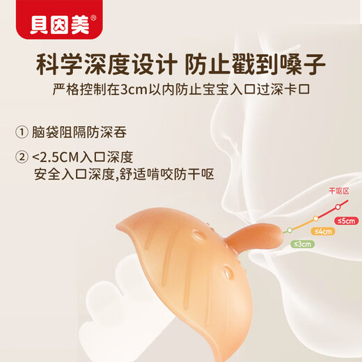 Beingmate Teething Glue Baby Oral Period 3-6 Months Baby Silicone Teething Stick Mushroom Teething Glue Anti-eating Hand