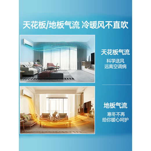 Panasonic air conditioner on-hook 1.5 HP E1 series new level of energy efficiency frequency conversion cooling and heating power saving original compressor double row copper tube healthy air E13KQ10