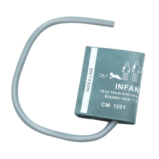 CLCEY Creative Accessories Universal ECG Blood Pressure Cuff Sleeve Compatible with Mindray Bond Children's Lower Limb Armband Creative Accessories Newborn (Single Tube) Arm Circumference 6-11CM, Tube Length 35CM