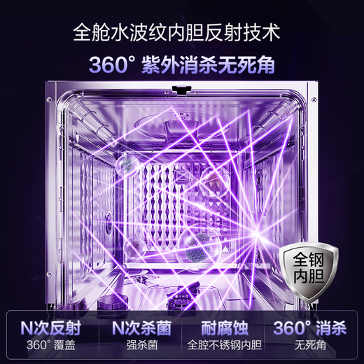 Robam G1mini 15 sets of dishwashers large capacity built-in B33 under the stove 640 gold high UV sterilization 0 germ certification hot air drying first class water efficiency 15 sets of dishwashers