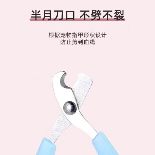 Nail scissors pet nail clippers household portable cat nail clippers special nail clippers black 1 pair