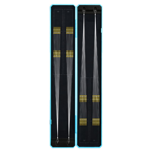 Imported fish hooks tied with genuine sub-thread double hooks finished product set complete set of gold sleeves gold Haixi Iseni crucian carp double hooks gold sleeves with thorns hook 3/4 + thread 0.6/0.8, 20 pieces each