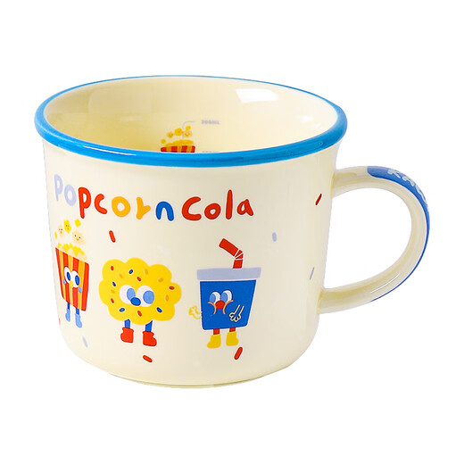 Kawashimaya (KAWASIMAYA) cute mug ceramic cup household drinking water children's milk cup heatable breakfast cup little girl style