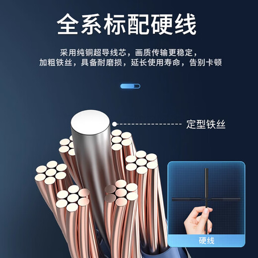 Honggong Endoscope Car Sewer Pipe Repair HD Camera Industrial Waterproof Probe 5 Meter Hard Wire Three-in-One