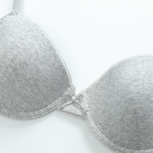 Findis shopping mall same style girls underwear cotton antibacterial glossy support thin cup soft support bra light gray LGY 70B