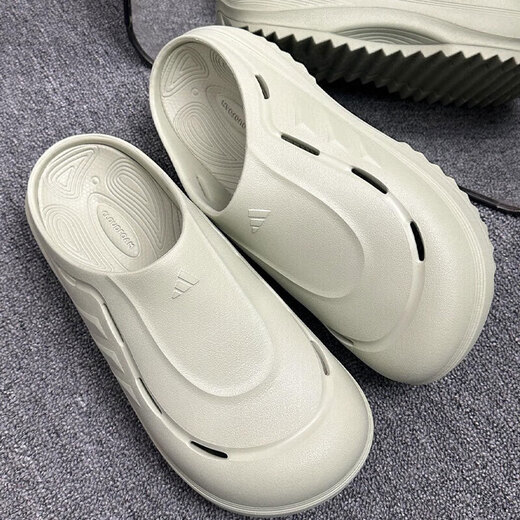 阿迪达斯（adidas）包头拖鞋男鞋女鞋2025秋季新款波波凉鞋厚底凉拖鞋轻便休闲运动鞋 JR9274 40.5