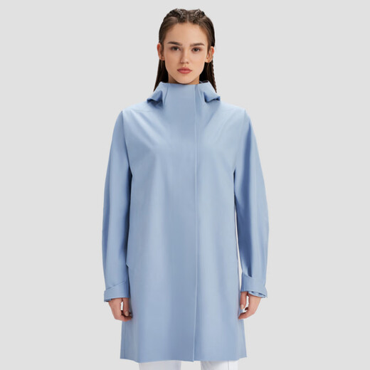 Descente Dualis Urban Commuter Trench Cabinet Trench Coat Veste Veste Br-brun pour femmes XL