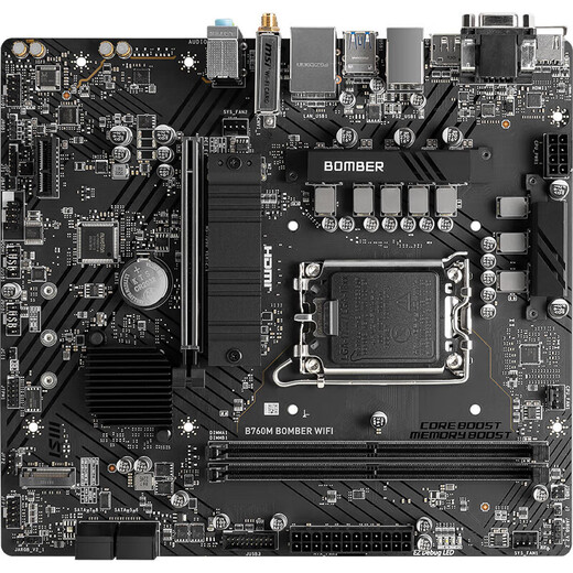 Das MSI-Motherboard H610M/B760M/Z790 unterstützt das Intel-CPU-Desktop-Computer-Motherboard B760M BOMBER WIFI DDR5 der Generation 12/13/14