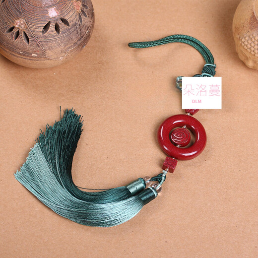 Doroman Natural Cinnabar Purple Gold Sand Car Safety Buckle Car Rearview Mirror Interior Supplies Gourd Five Emperors Money Ornament Safety Buckle Time Lai Lun Money