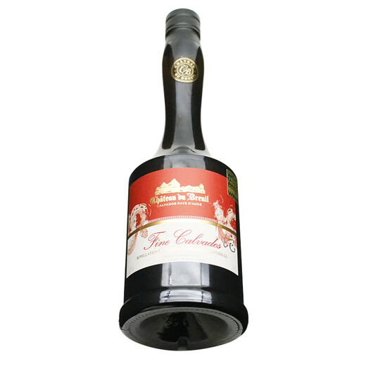 Château Breuil Apple Brandy Calvados Apple Brandy from the Orge region of France original bottle imported foreign wine Breuil Fine Apple Brandy 700mL 1 bottle