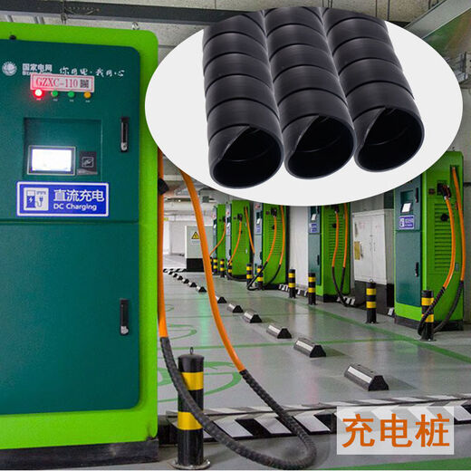 Threaded protective cover for wire and cable computer cable storage and cable organizer spiral oil-resistant, anti-biting and high-temperature resistant 10mm, 5 meters long, black, inner diameter 14mm, black 10 meters