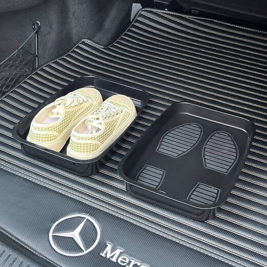 Fantasy shoe box for car excavator plastic shoe storage tray shoe rack organizer box black one pack