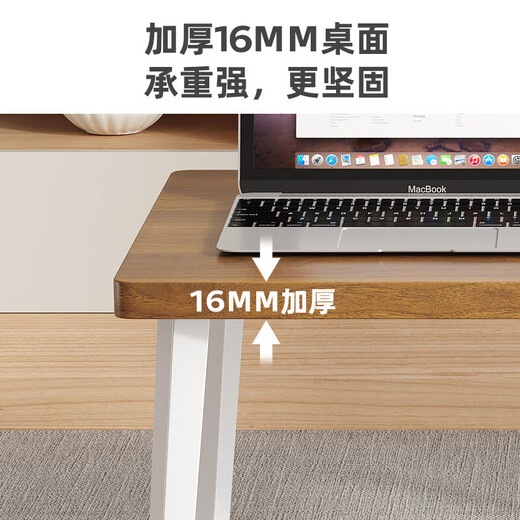 Coolin solid wood bed computer desk folding desk student dormitory study table notebook small table dark walnut 60*40