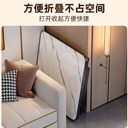 Shanshan wood art folding table household dining table small apartment dining table egg-breaking table outdoor table stall small table