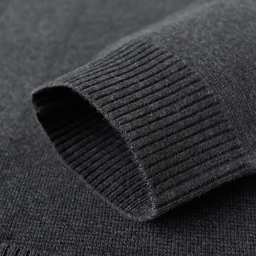 Lilang Men's Spring and Autumn New Knitted Sweater Men's Cardigan Jacket Fashion Casual Solid Color Wool Sweater Top Men Brown 23801 M 165