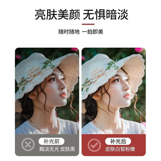 Fill light mobile phone clip, portable lighting, photo taking, beauty lamp, LED mini fill light, night light, selfie video anchor live broadcast, Internet celebrity beauty, small mini portable artifact, random color, three-speed adjustment, one pack