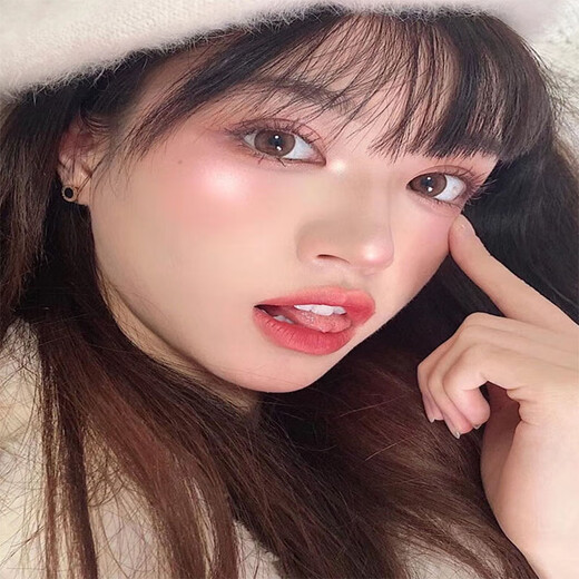 Fat Donglai's same style earrings single 18k gold for men and women 18K gold rose gold silver screw flying saucer round cake shaped ears small rose gold pair with ordinary earplugs This item