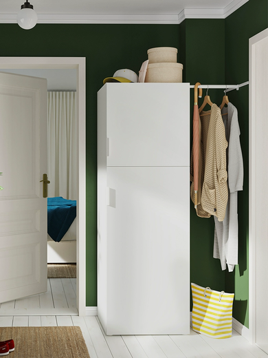 IKEA (IKEA) SMASTAD Wardrobe Children's Large Storage Wardrobe Matching Adjustable Clothes Hanging Rod White Adjustable Clothes Hanging Rod 60-100cm