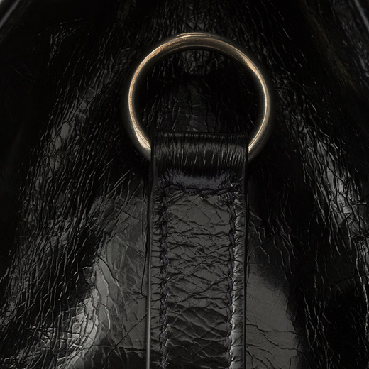 PRADA/Prada gift women's medium calf leather tote bag black-new style