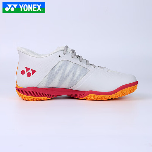 YONEX's new professional badminton shoes for men and women, training and competition sports shoes, comfortable, breathable, non-slip, cushioning SHBCFZ3, women's model, off-white red 38