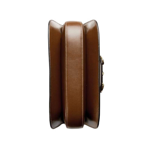 Gucci (GUCCI) antike Damentasche Horsebit Umhängetasche 1955 Serie kleine Umhängetasche Doppel-G-Muster Canvas und Leder Umhängetasche beige weiß 60220492TCG9761