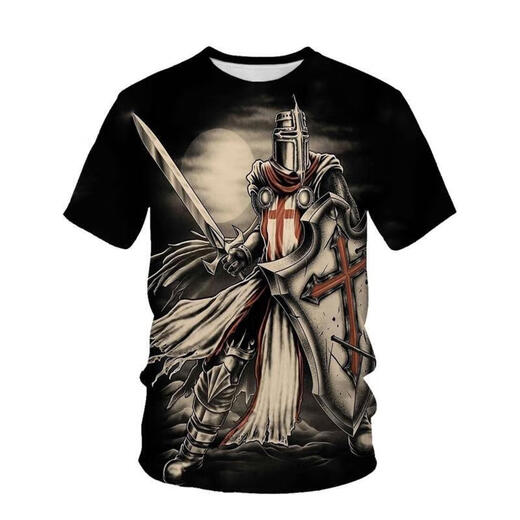 简霏魔兽世界衣服 夏季速干透气巫妖王数码印花男士圆领短 SLX691 XXS