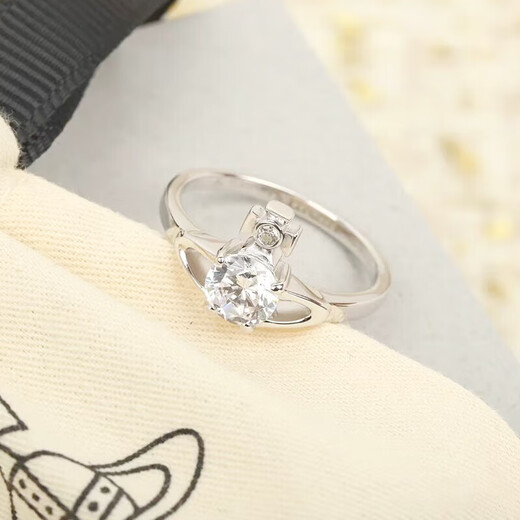 Vivienne Westwood (Vivienne Westwood) Queen Mother West Flagship Authentic Ring Female Saturn Classic Ring Couple Ring Gift Goddess Day Gift 6