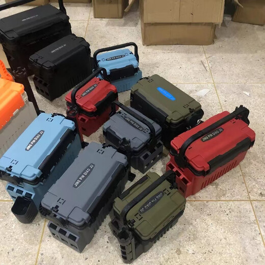 An Junsheng Multifunctional Tool Box Hardware Large Portable Electrical Tools Plastic Household Storage Box Vehicle Storage Industry Main Picture Model Large Size 12L for Home Use - Double Layer Thickened and Enlarged for Seats