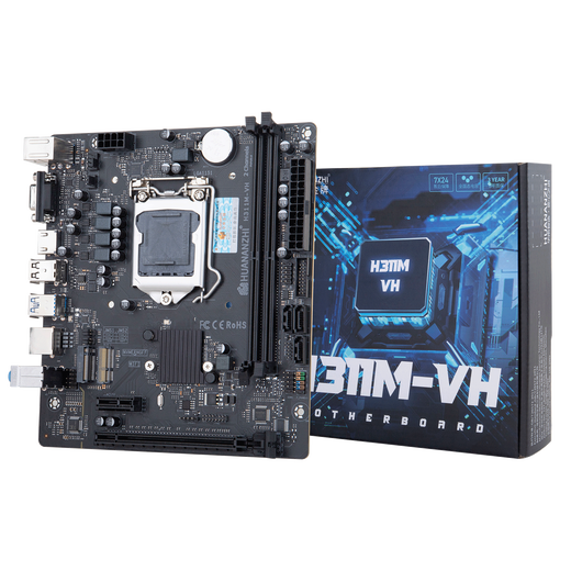 华南金牌H311/B250主板CPU套装台式机电脑LGA1151针H110酷睿6-9代处理器i3 9100f/i5 9400f/i5 6500 H311M-VH主板 搭I5 6500散片