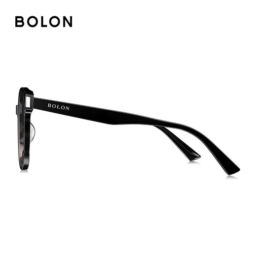BOLON Tyrannosaurus Glasses Trendy Cool Black Super Sunglasses Versatile Square Frame Sunglasses Men's and Women's Sun Shade Driving Mirrors BL3111 A13-Gray on top, pink on bottom, progressive non-polarized