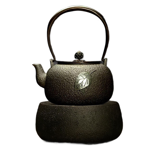 Nako Chiyo's preferred iron kettle, Japanese iron kettle, uncoated cast iron tea kettle, old iron kettle, electric ceramic stove, water sand iron kettle