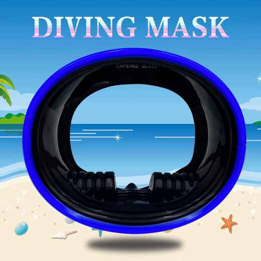 Wind Freedom HD adult large field of view free-snorkeling snorkel swimming equipment full face mask waterproof silicone fishermen's mirror M16 silicone mirror - white and black