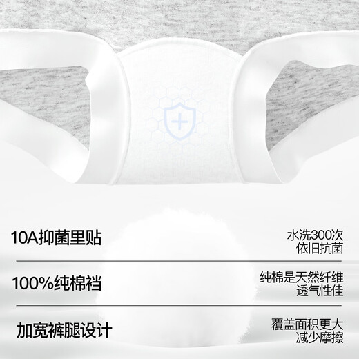 SecretWorld Sun Yi's same style underwear women's small boxer 100 cotton non-rolled cotton 10a antibacterial boxer shorts