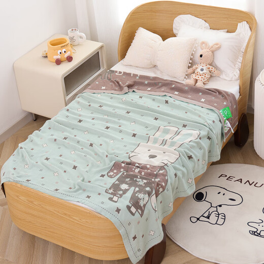 Pick-up Cat Newborn Children's Gauze Bamboo Fiber Cooling Blanket Thin Baby Cover Blanket Ice Silk Cooling Baby Towel Quilt Nap Blanket Xiaolu Class A Cooling Blanket