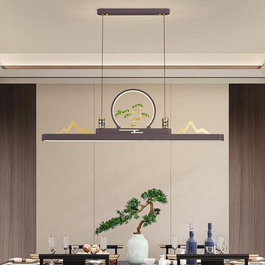 OPP 2025 Neue chinesische Kronleuchter Emaille Crafts Restaurant Tea Room Lamp Simple Zen Chinese Style Bar 9905-Small