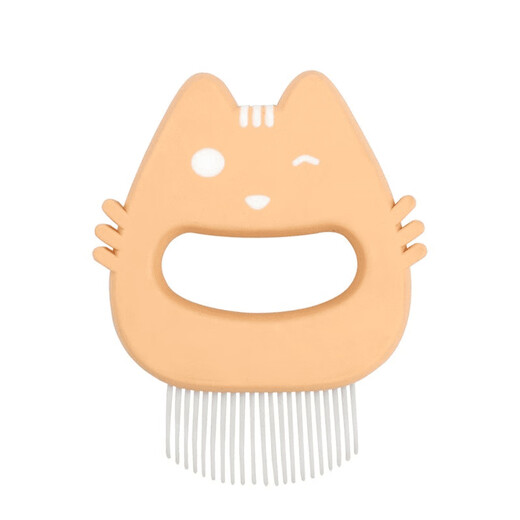 Pet shell comb, needle comb, cat comb, dog grooming, cleaning, knotting, cat fluffy hair comb, cat floating hair comb, pet comb - orange - 1 pc